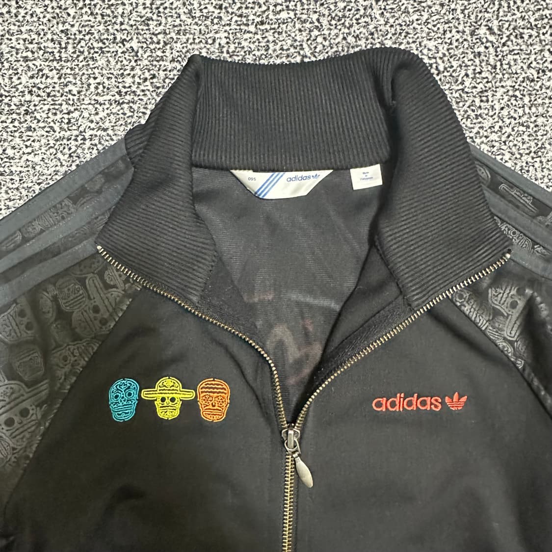 (95) 아디다스 스컬 해골 자수 트랙탑 져지 상품이미지2