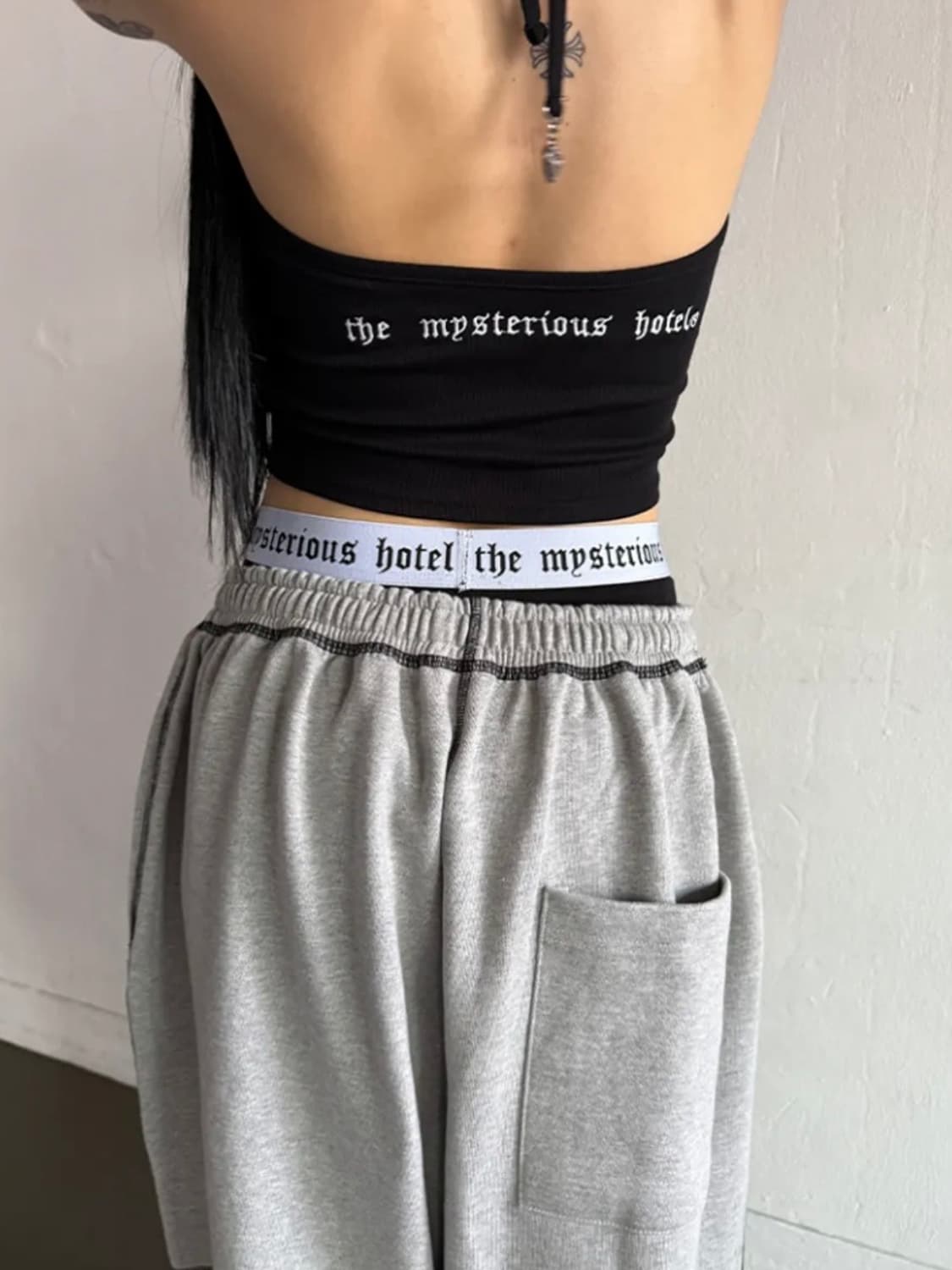 [ONE SIZE] 더 미스테리어스 호텔 HOTEL HOLTER TOP 상품이미지3