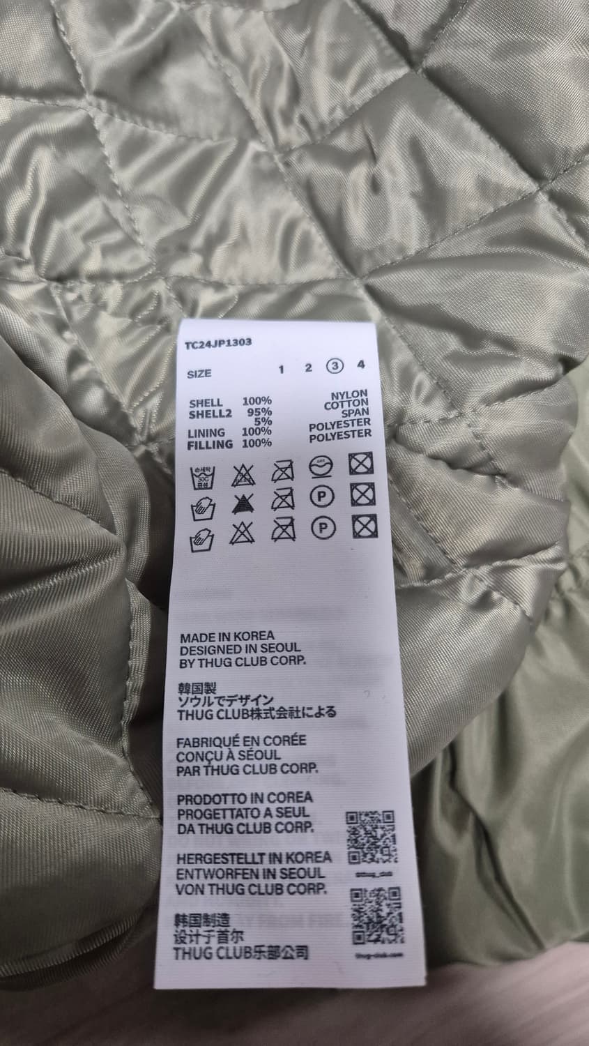 떠그클럽 라이트닝버드 ma-1 올리브 3사이즈 상품이미지4