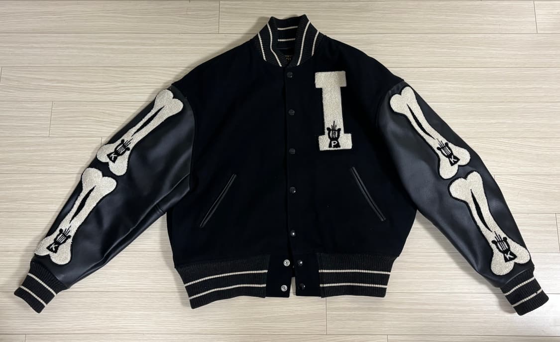 Kapital 캐피탈 울 아이파이브 바시티 자켓 블랙 상품이미지2