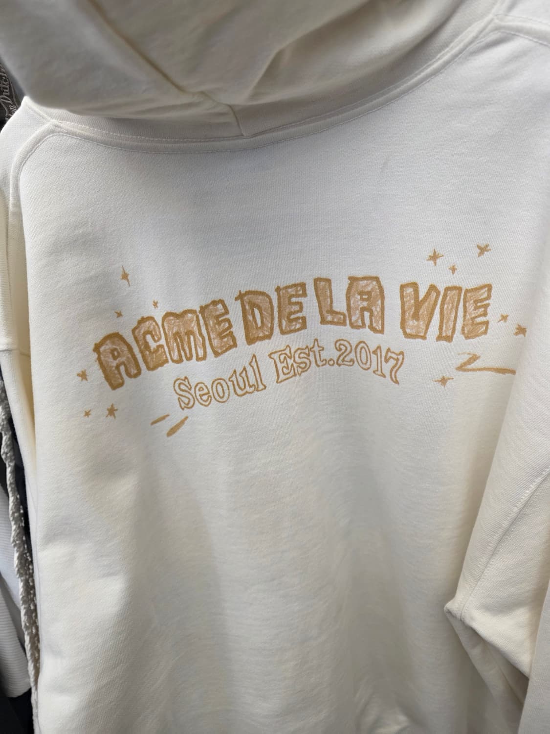 새상품)아크메드라비 ADLV 핸드스케치 베어 후드 1 상품이미지5