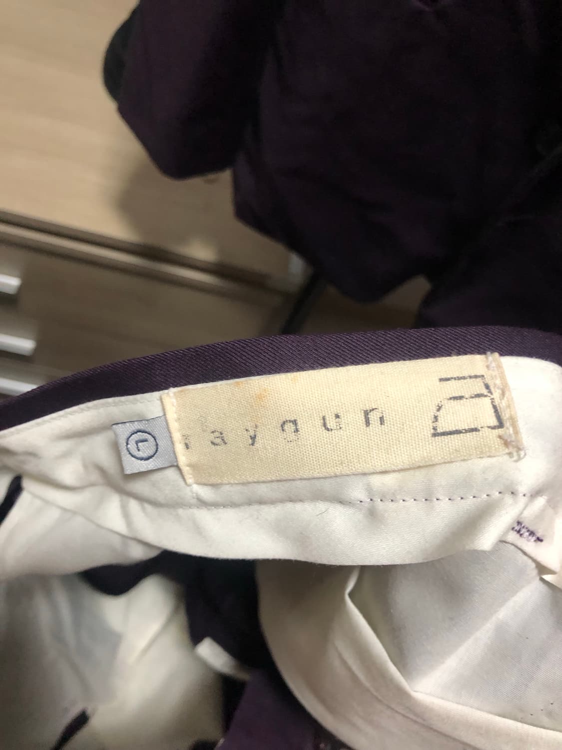배정남 쇼핑몰(레이건) 자체제작 수트(보라색) 상품이미지5