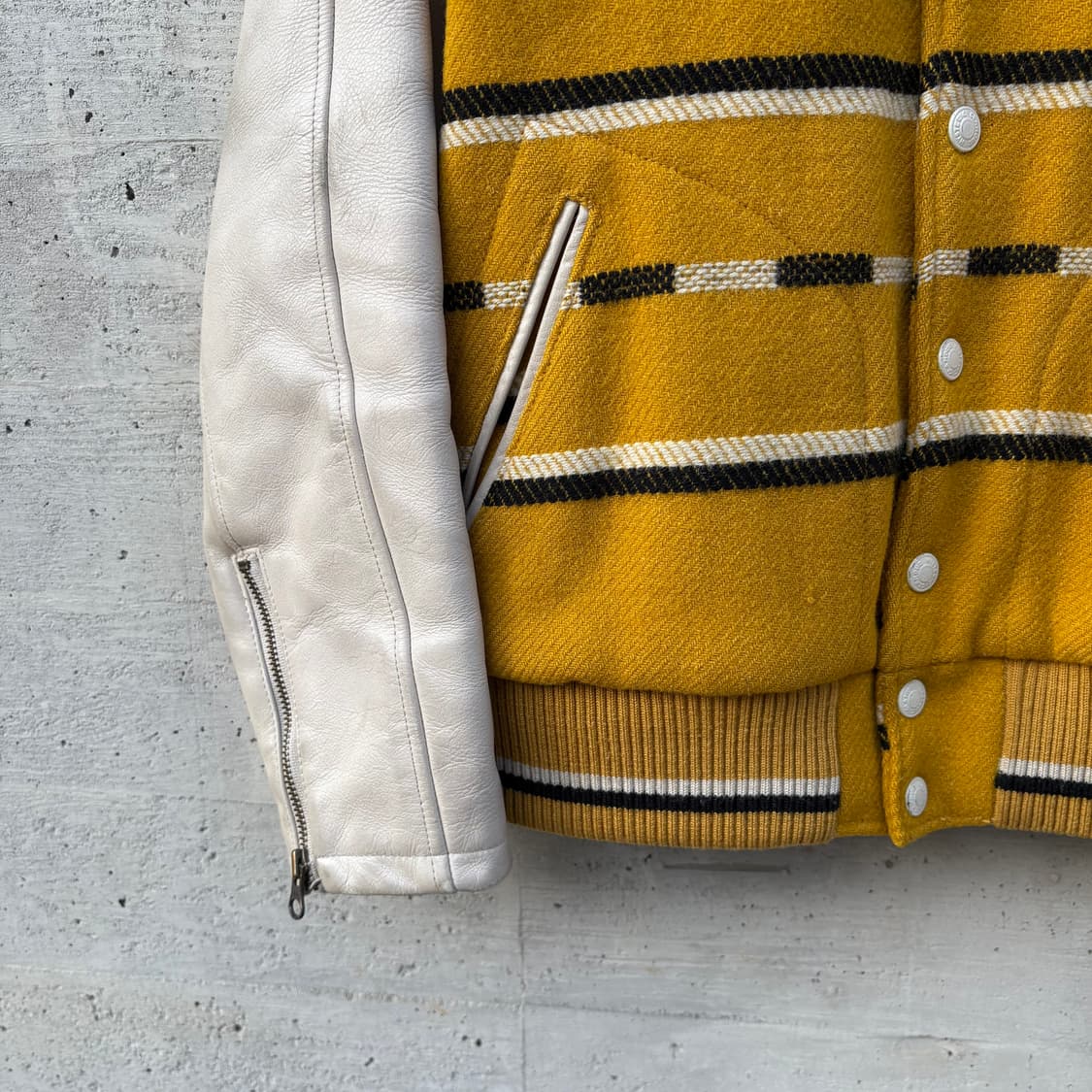 히스테릭글래머 노랑 HPP 바시티 자켓 상품이미지4