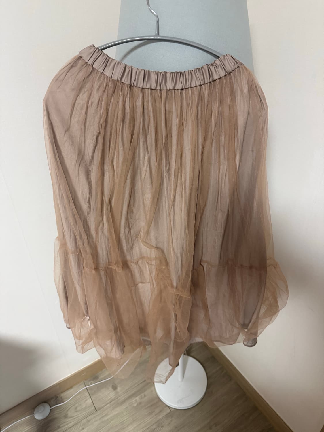 베이지 샤스커트 상품이미지2