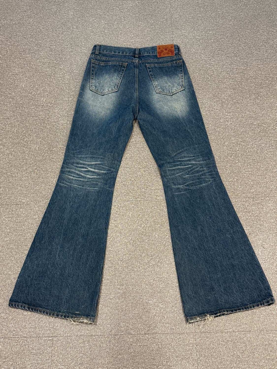 엘무드 잔느 플레어 데님 팬츠 46 상품이미지7