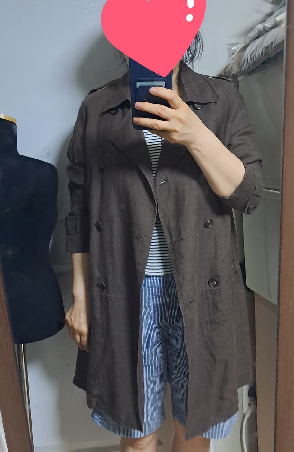 마쥬 린넨 여름 자켓 트렌치코트 55 상품이미지8