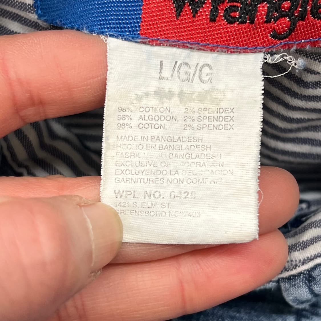 랭글러 워크 데님셔츠 r3421 상품이미지8