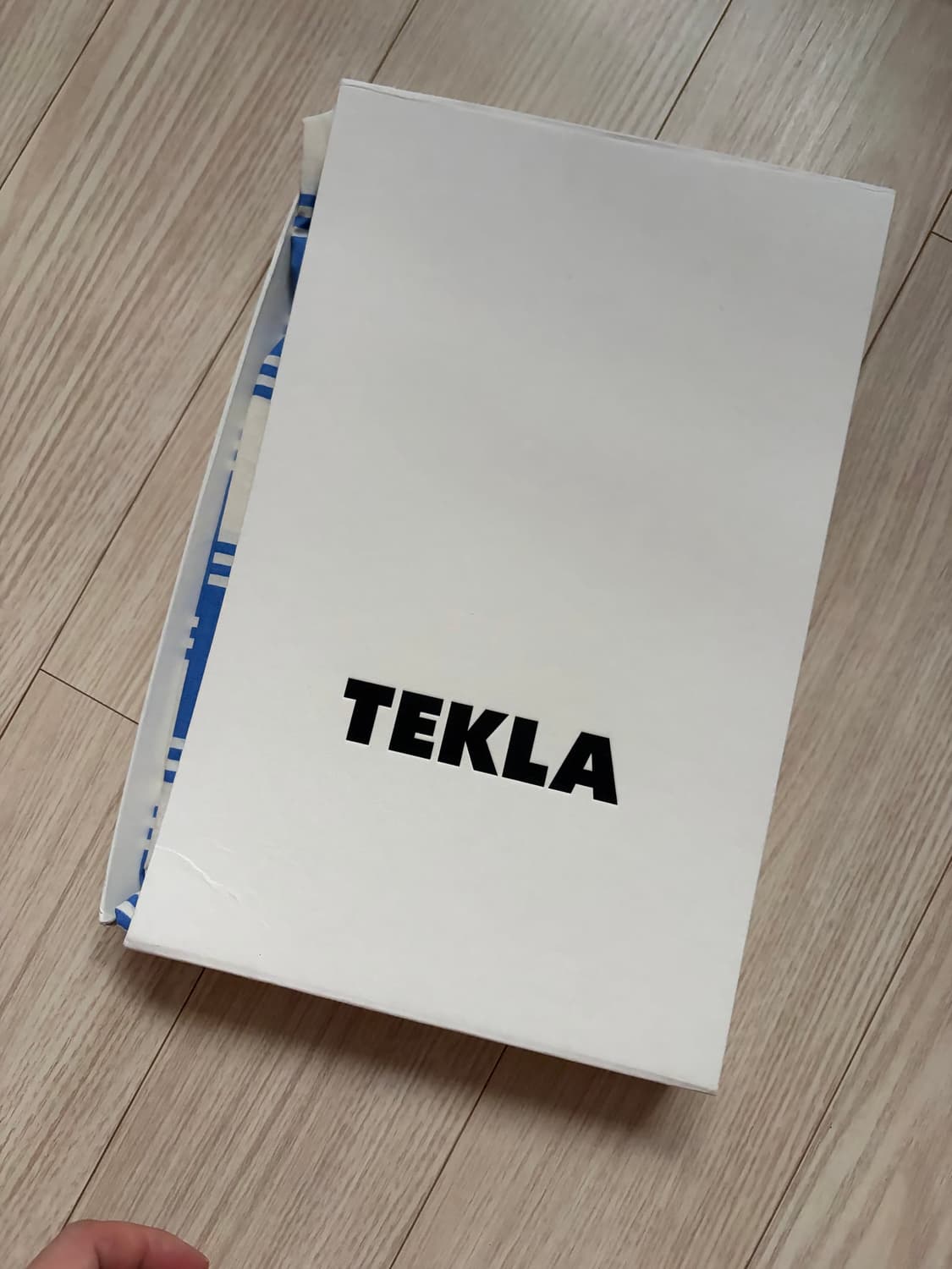 Tekla pillow  blue mattress stripes 베개커버 상품이미지3