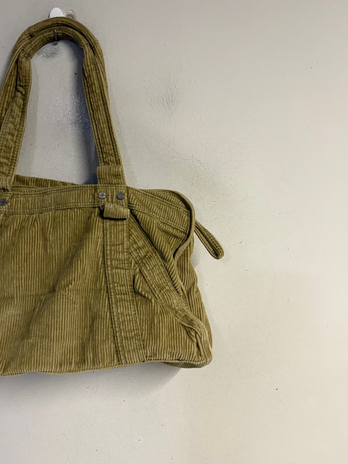 DIESEL corduroy tote bag yellow  상품이미지7