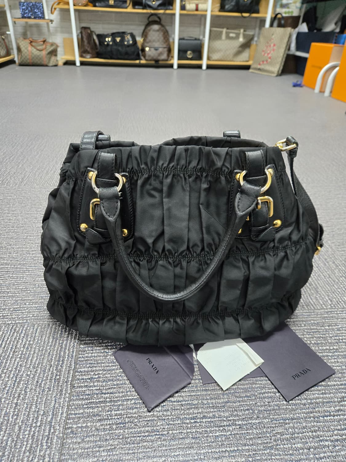 [특가][정품]프라다 고프레 숄더백 상품이미지2