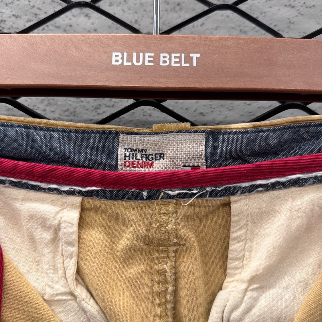 타미힐피거 코듀로이 워크팬츠 카고포켓 비조 디테일 카멜 상품이미지7