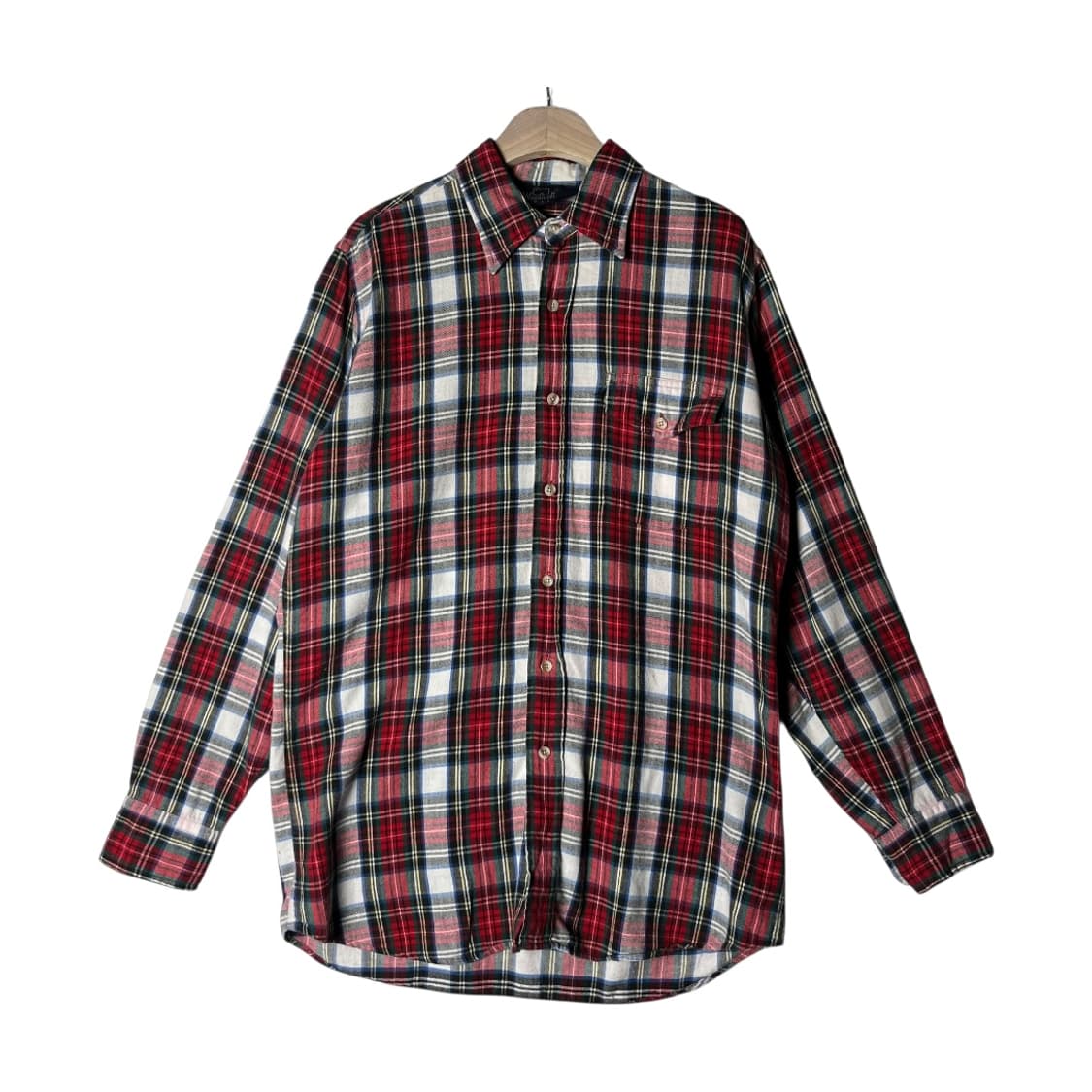 [Woolrich] 울리치 빈티지 레드 체크 플란넬 셔츠 상품이미지1