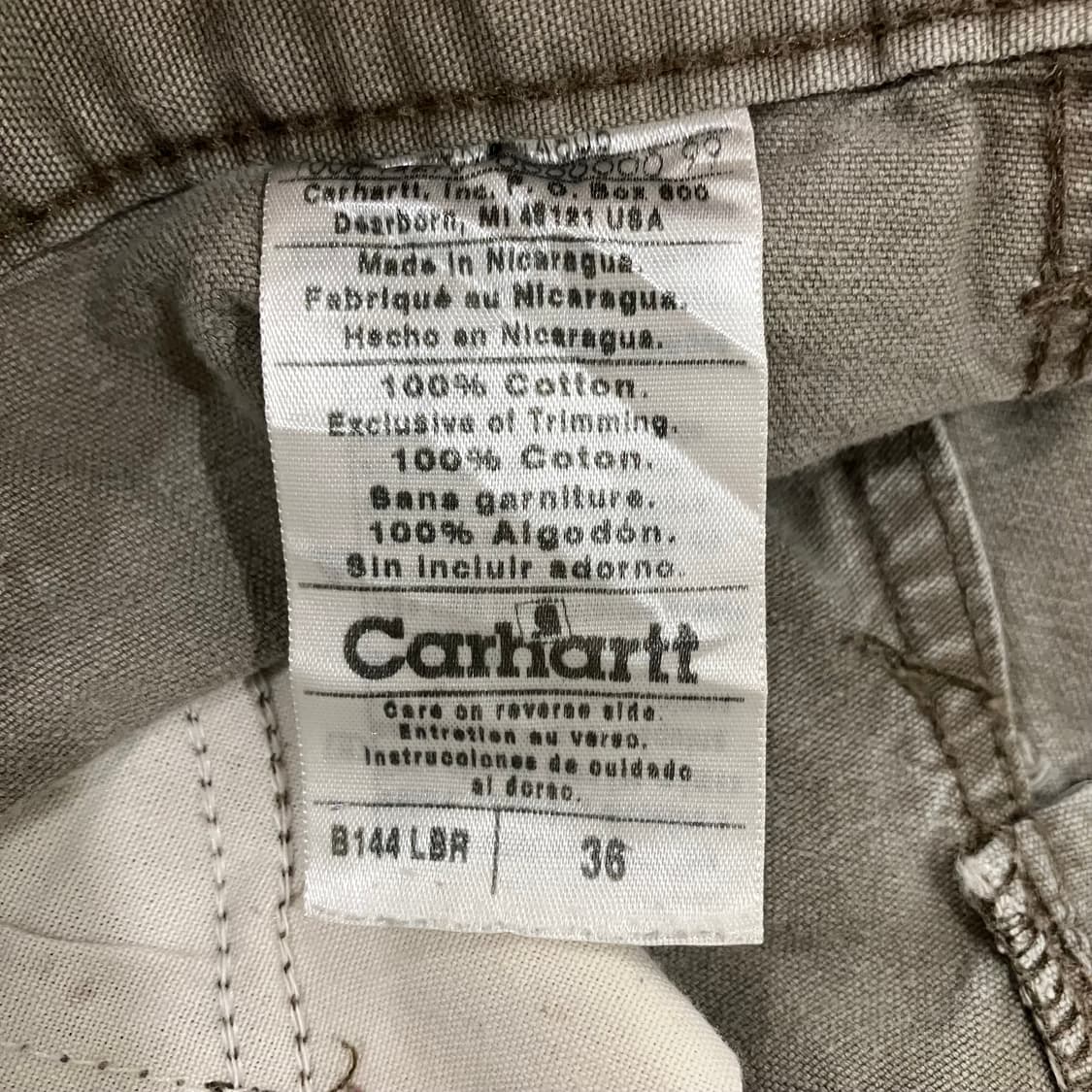 108 칼하트 카펜터 쇼츠 반바지 빈티지 상품이미지3