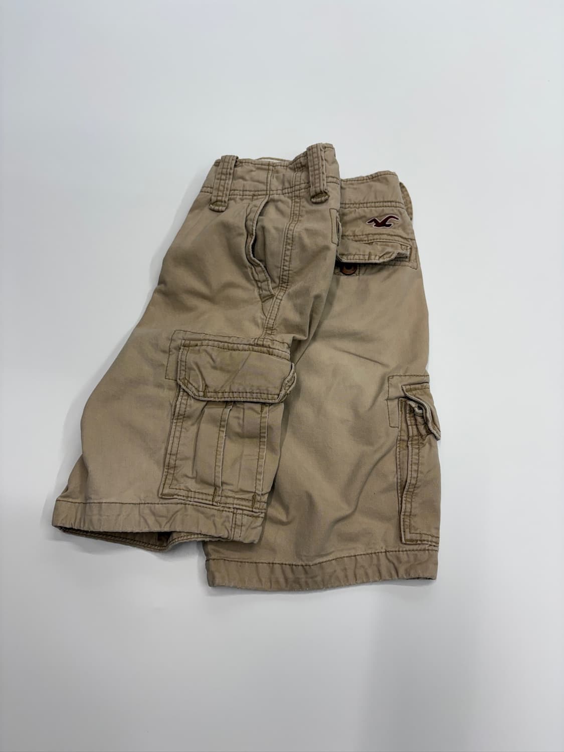 Hollister 아베크롬비 홀리스터 베이지 카고 반바지 상품이미지2