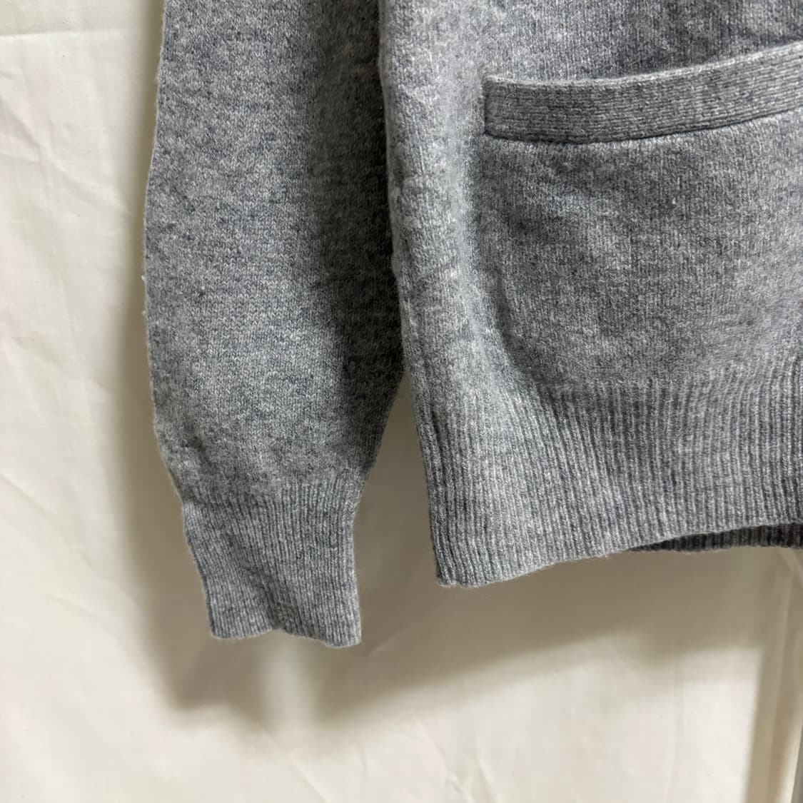 유니클로 램스울 가디건 / 그레이, L 상품이미지5