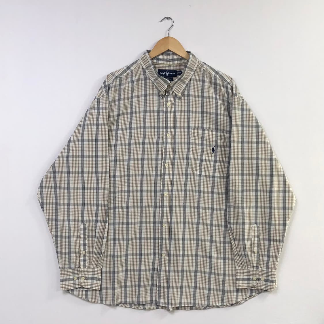 Xxl 폴로 체크 셔츠 상품이미지2