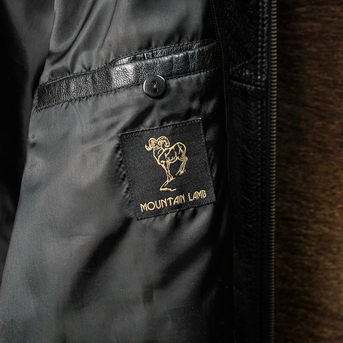 [105] 90s 삼미모피 Oddson 산양가죽 싱글 레더자켓 블랙 상품이미지10