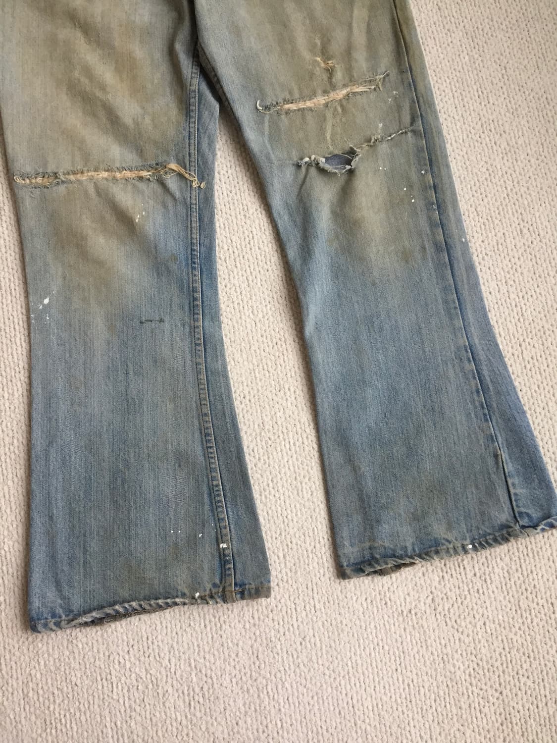 70‘s levis 646 블랭크탭 벨바텀 부츠컷 굿페이딩 상품이미지4