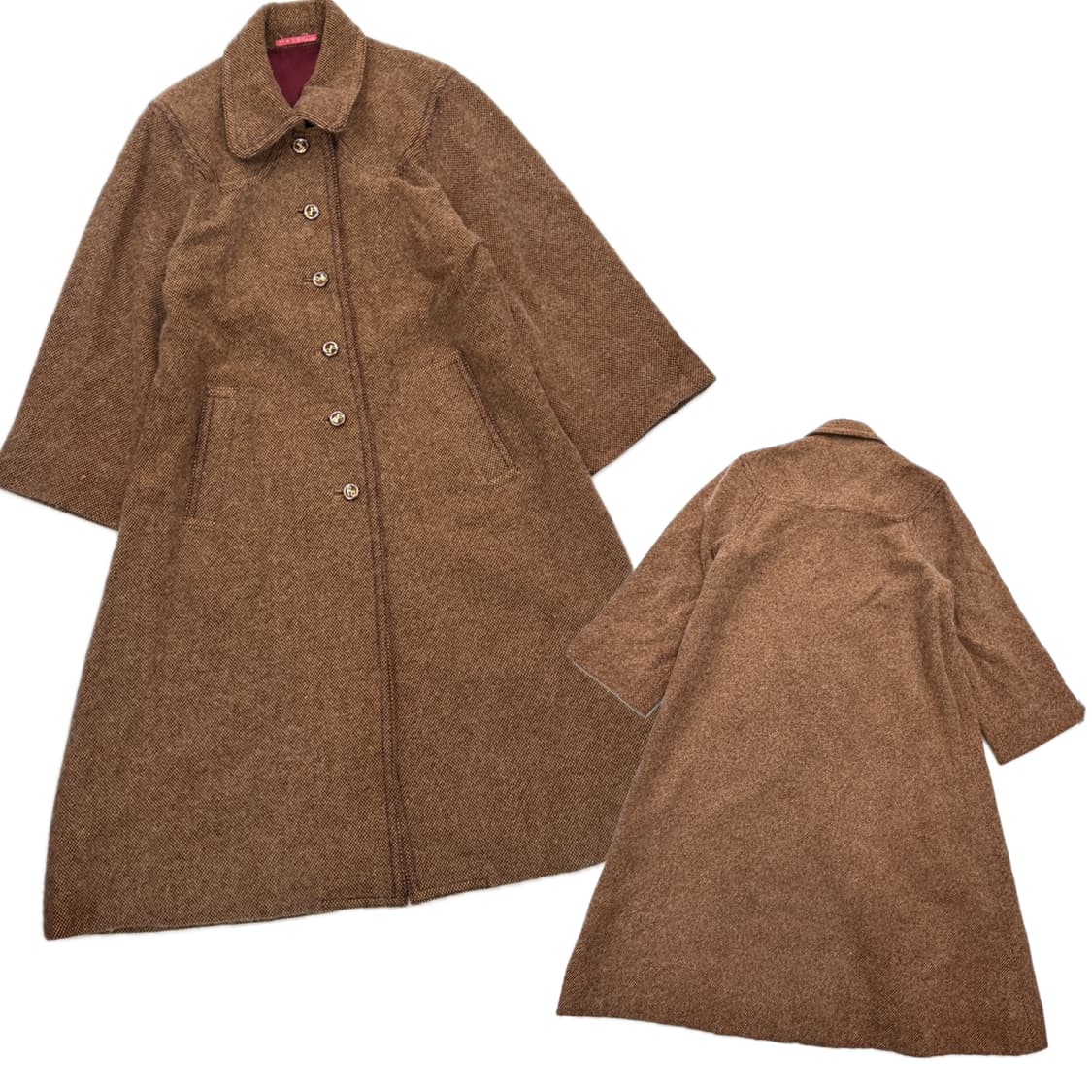 🤎마법소녀 하프 소매 롱 코트🤎 나나깔 그런지 고딕 겨울 히메 갸루  상품이미지3