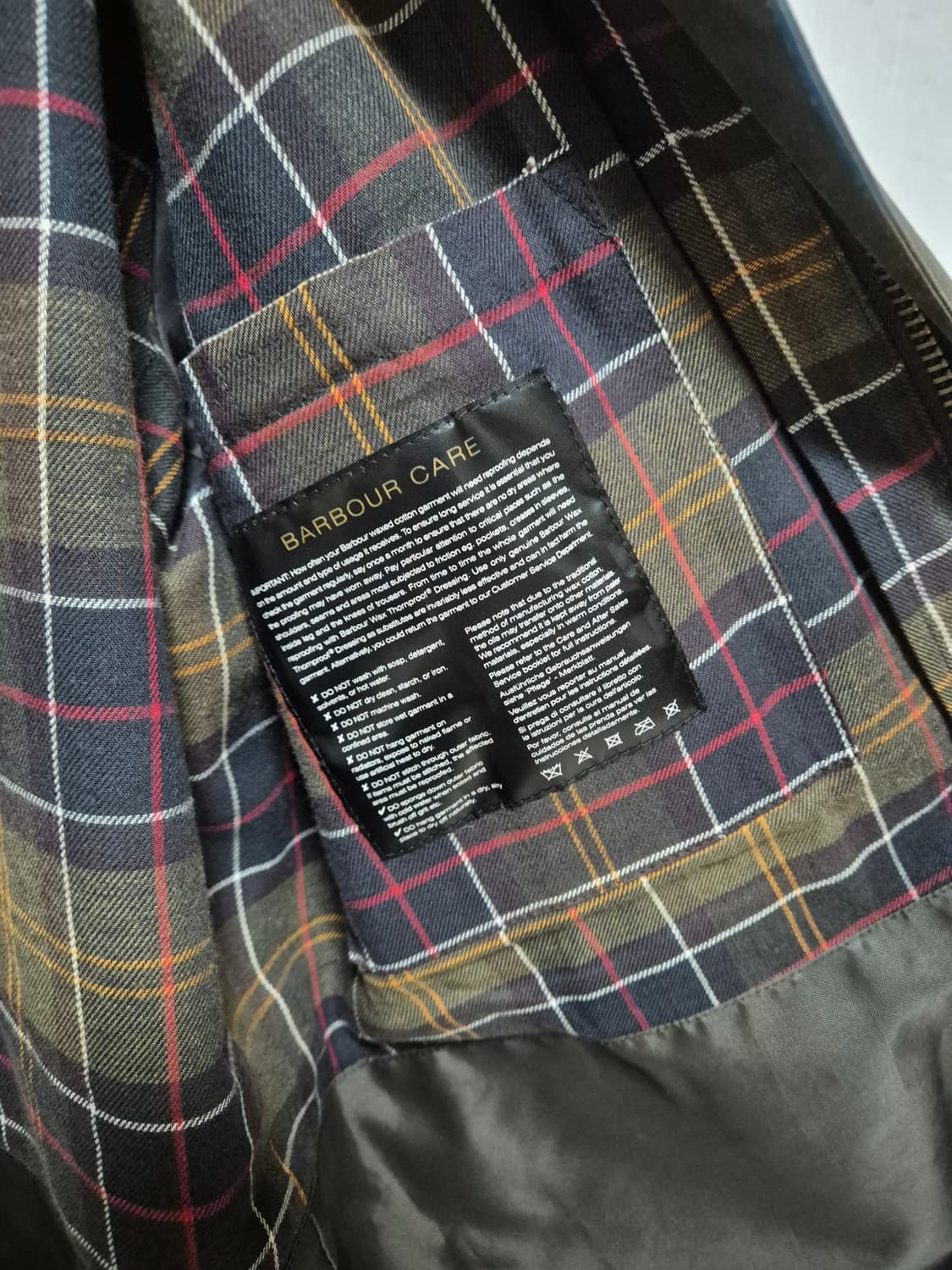 바버 왁스 자켓 M 올리브 상품이미지4