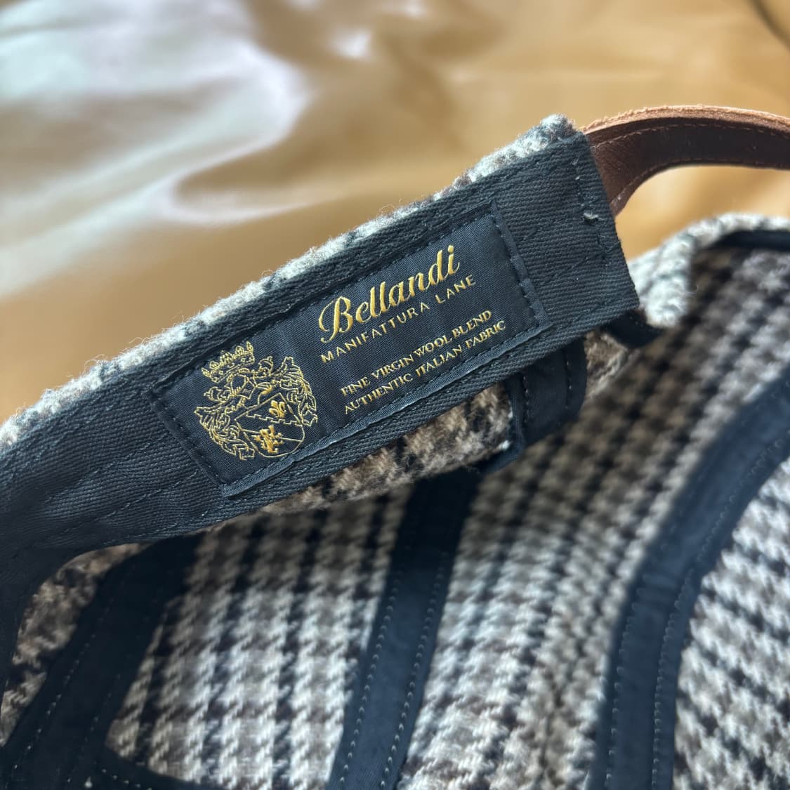 슈프림 캠프캡 모자 박스로고 23fw 하운드투스 탄 상품이미지8