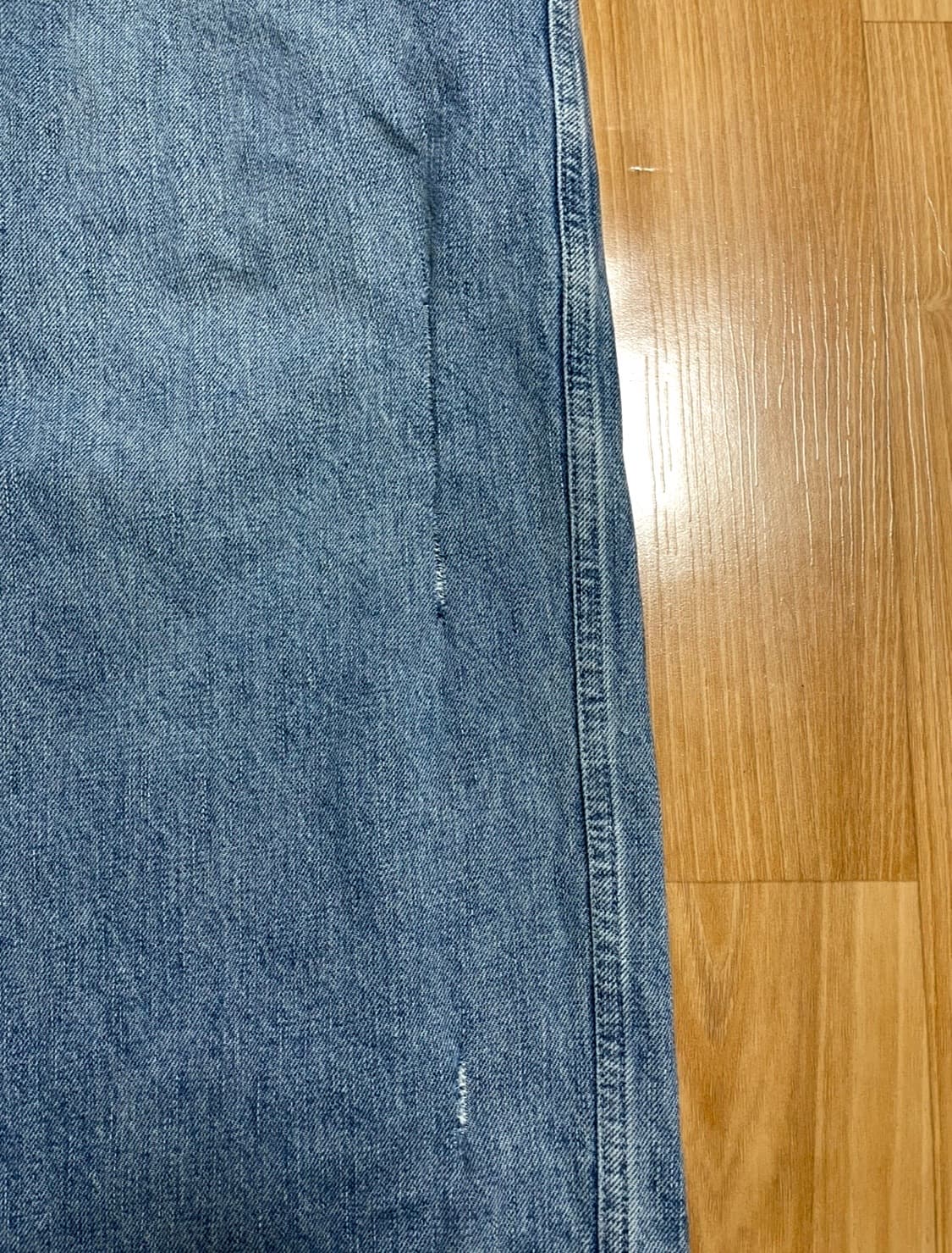 포터리 원워시드 와이드 데님 상품이미지6