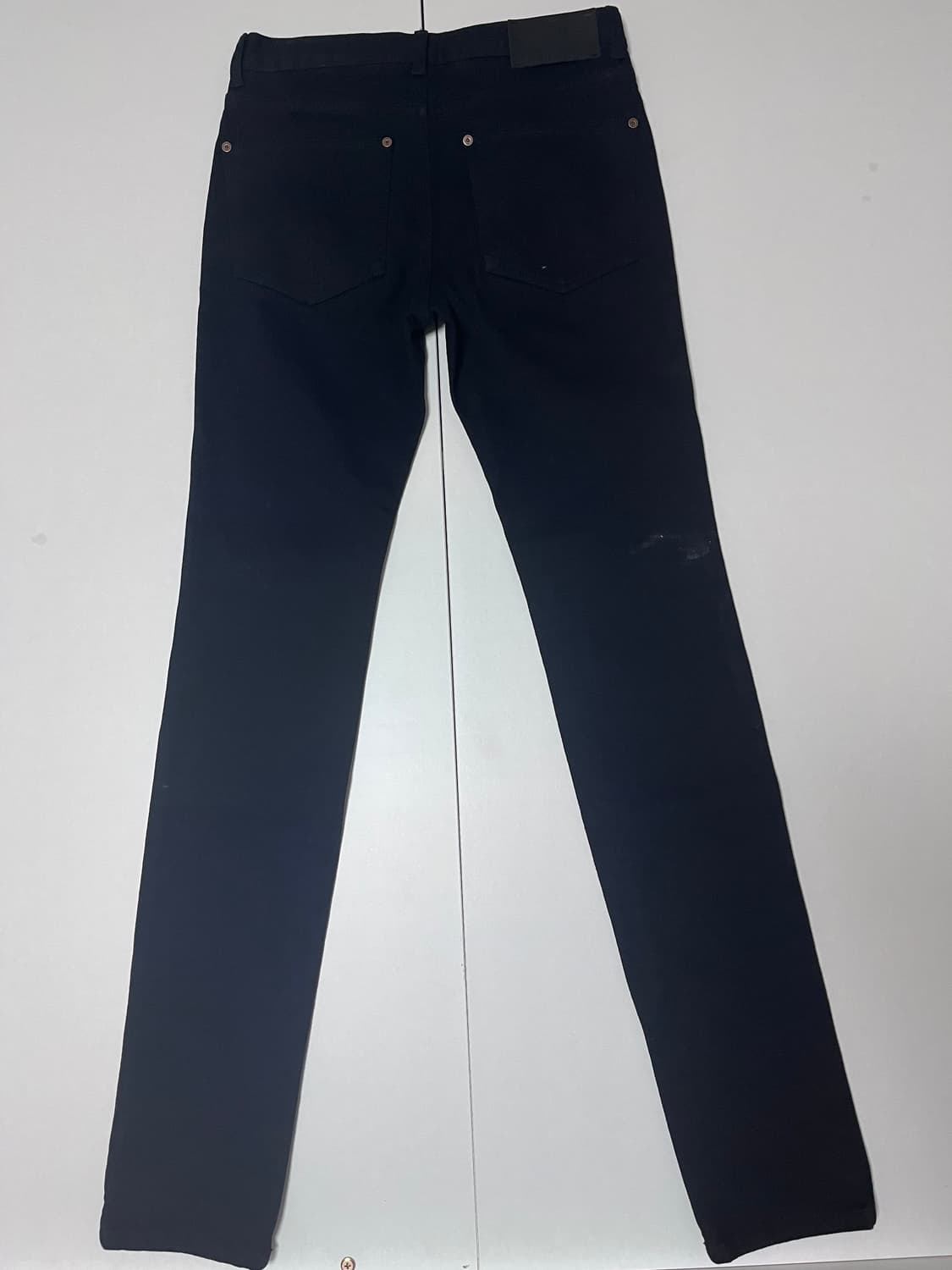 ZIP SLIT SKINNY JEANS, BLACK 상품이미지4
