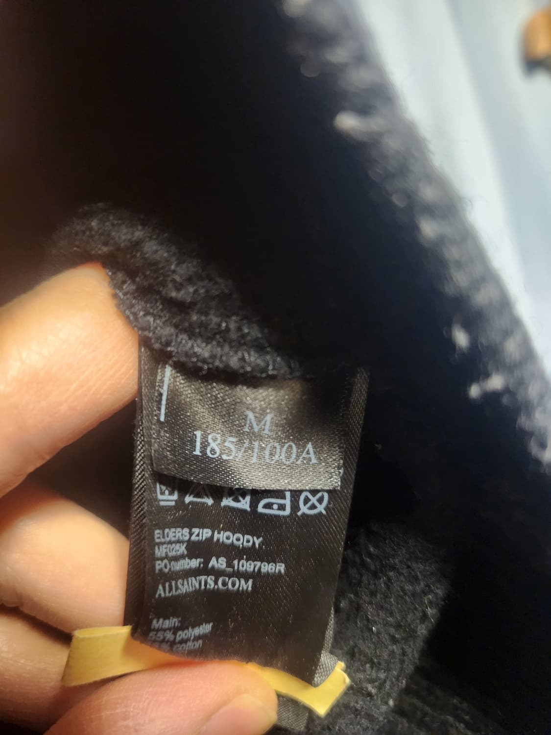 올세인츠 엘더스 후드집업 M 상품이미지4