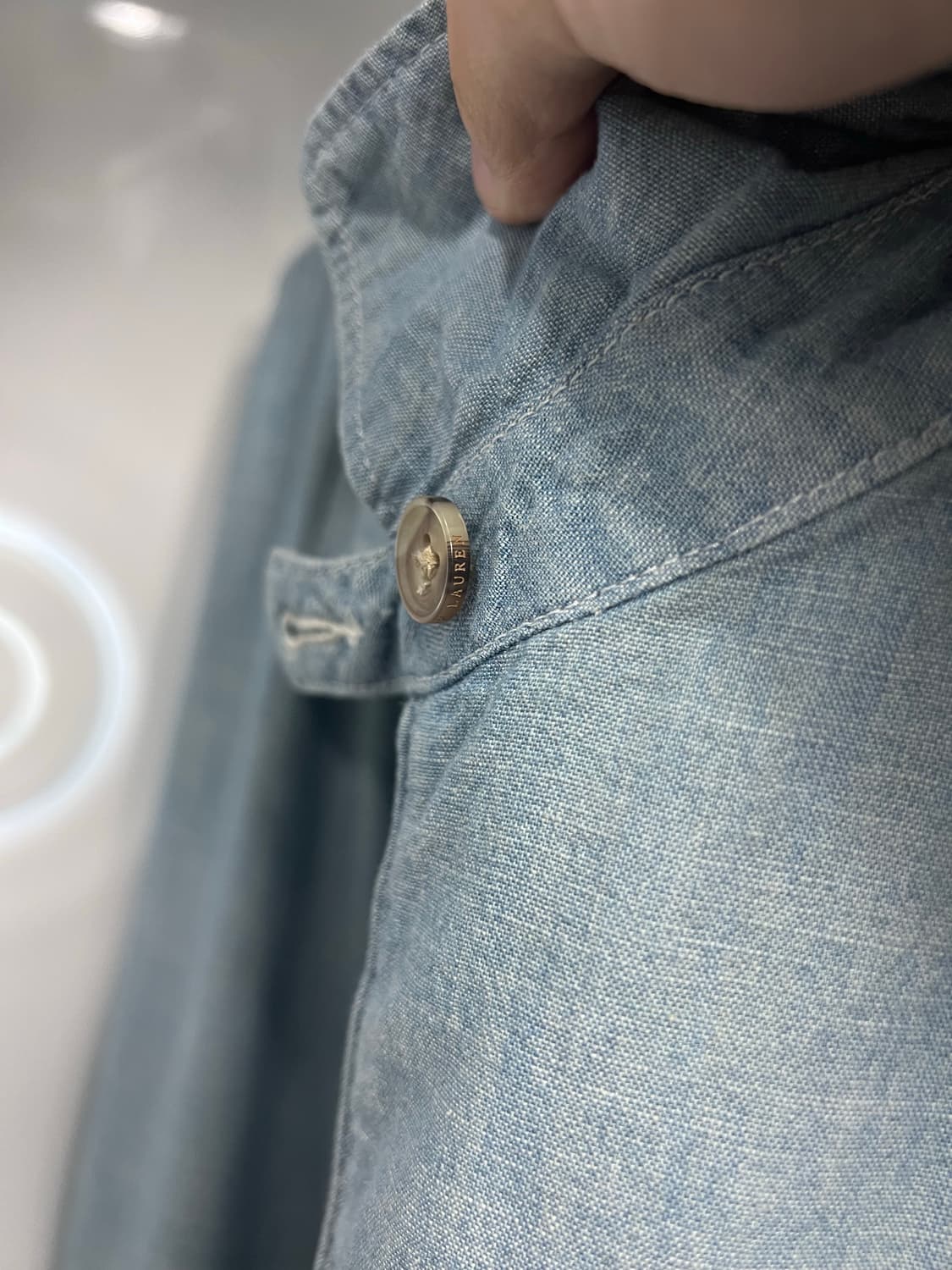 폴로 샴브레이 베이포트 자켓 2XL(QR정품) 상품이미지5