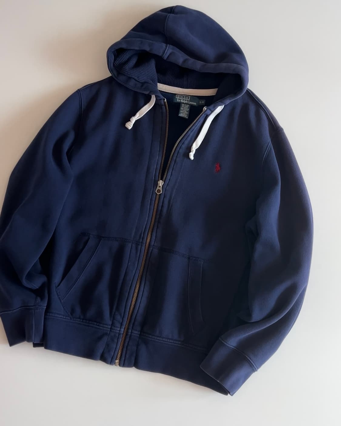 폴로 랄프로렌 써멀 헤비코튼 후드집업 L 상품이미지3