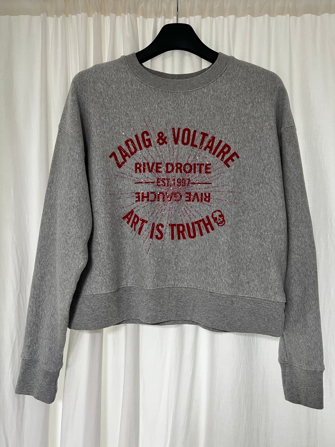 ZADIG & VOLTAIRE 자딕앤볼테르 스트라스 맨투맨 / S 상품이미지1