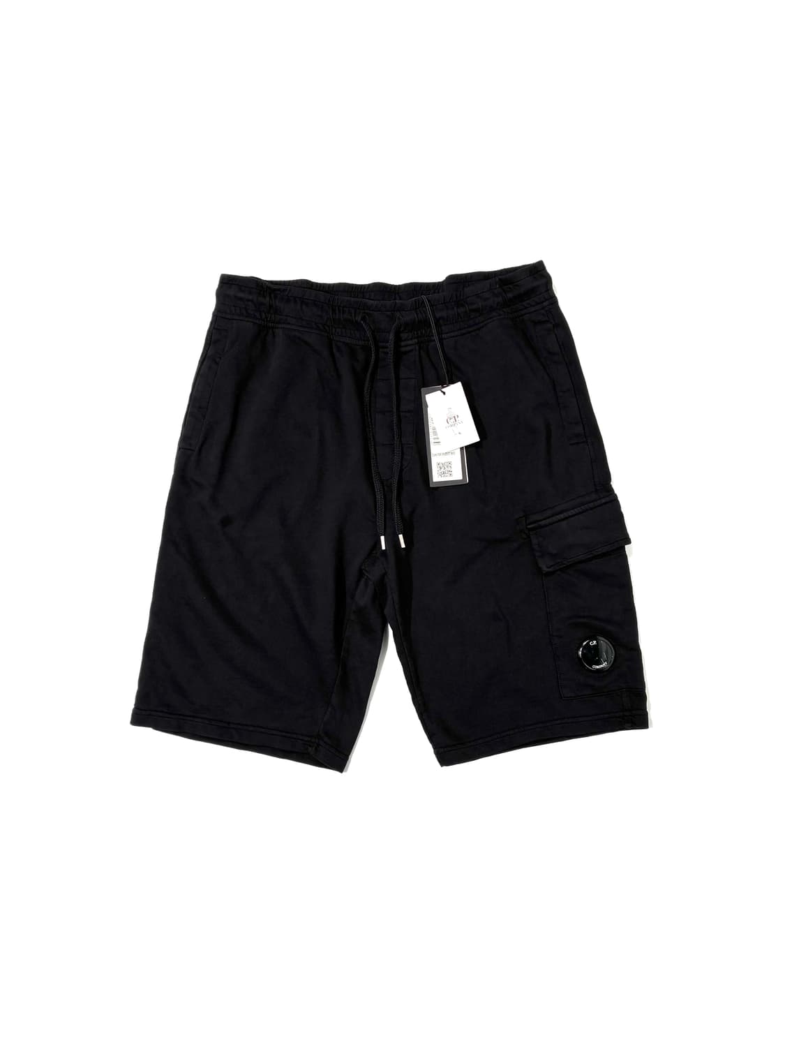 CP컴퍼니 라이트 플리스 스웨트 카고 반바지 버뮤다 팬츠 블랙 L사이즈 상품이미지1