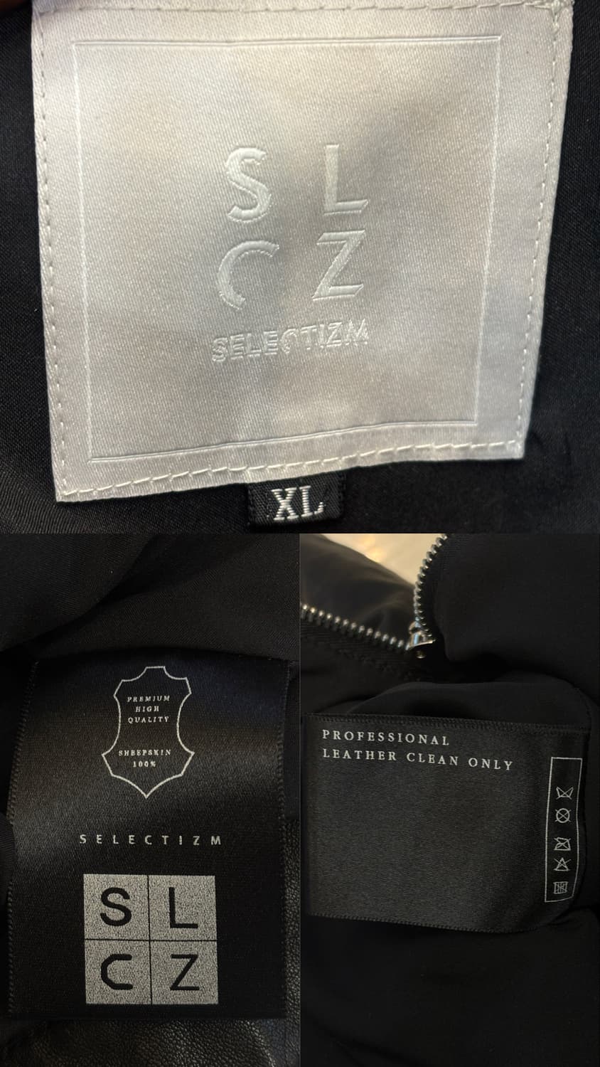 SLCZ 셀렉티즘 레더 라이더 자켓 상품이미지10