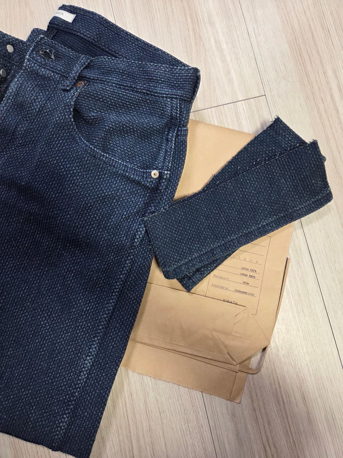 키바타 사시코팬츠 올드블루 3사이즈  상품이미지6