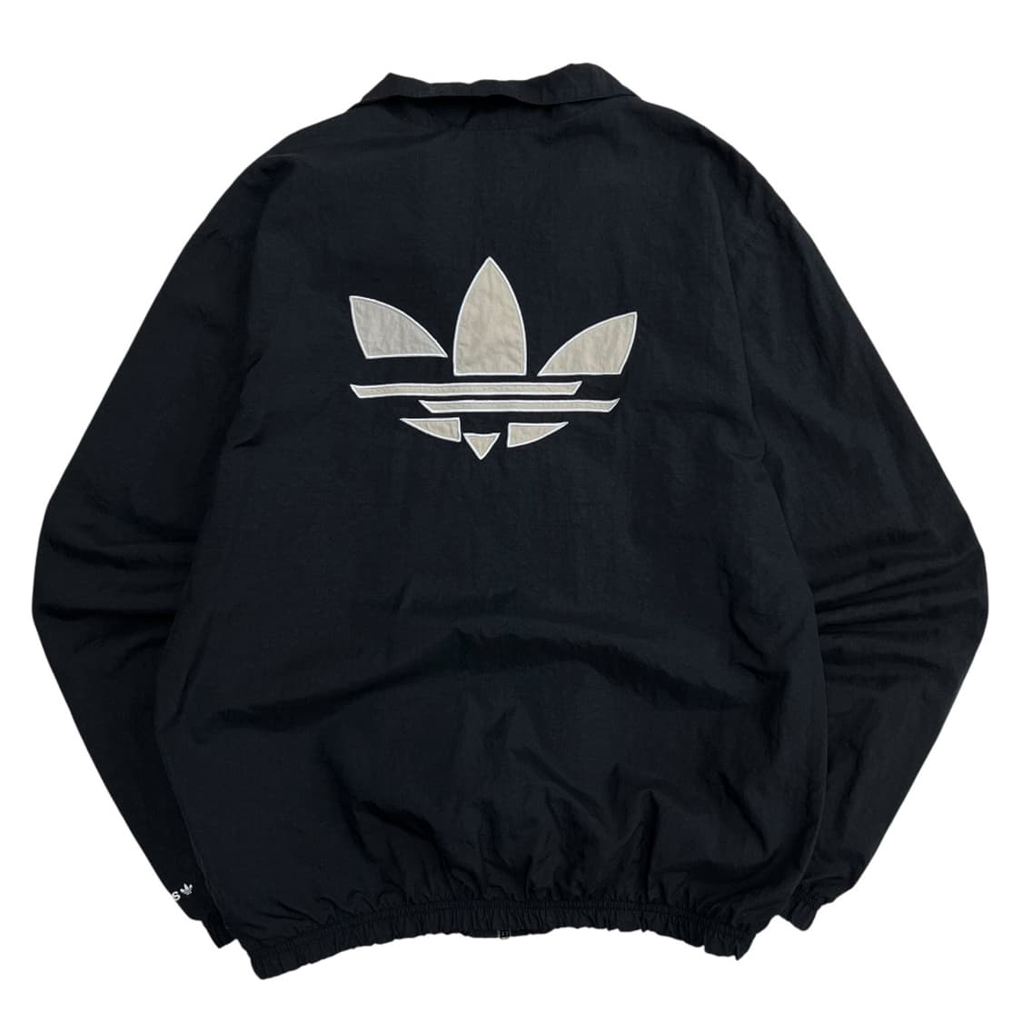 아디다스 드랍로고 우븐 블랙 바람막이 M 상품이미지4