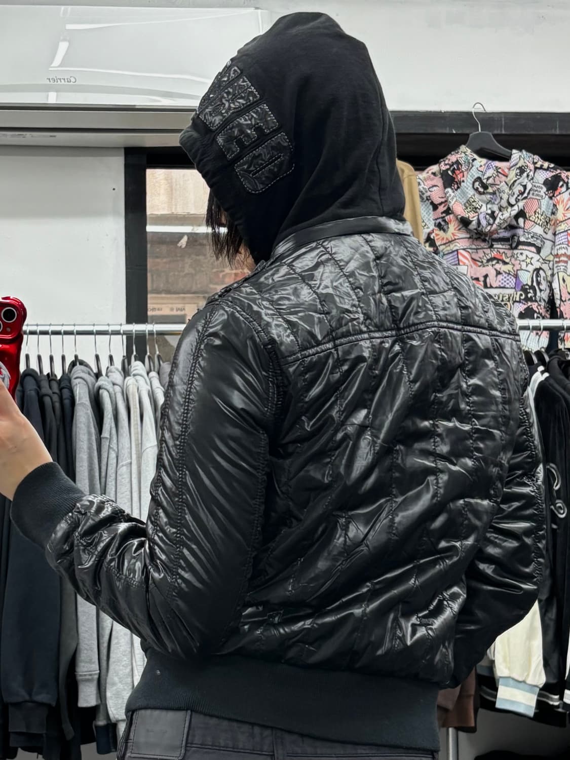 ASK Y2K 글로시 후드집업 상품이미지7