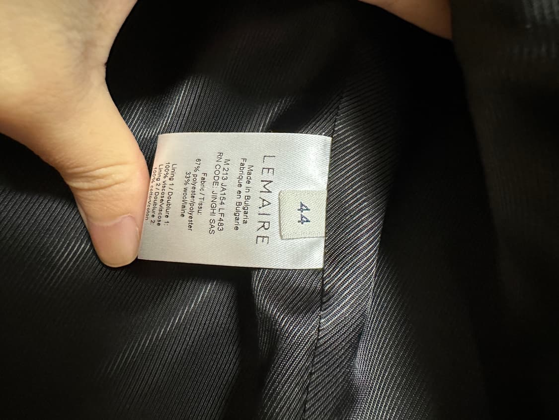 르메르 블랙 트윌 블레이저(44) 상품이미지5