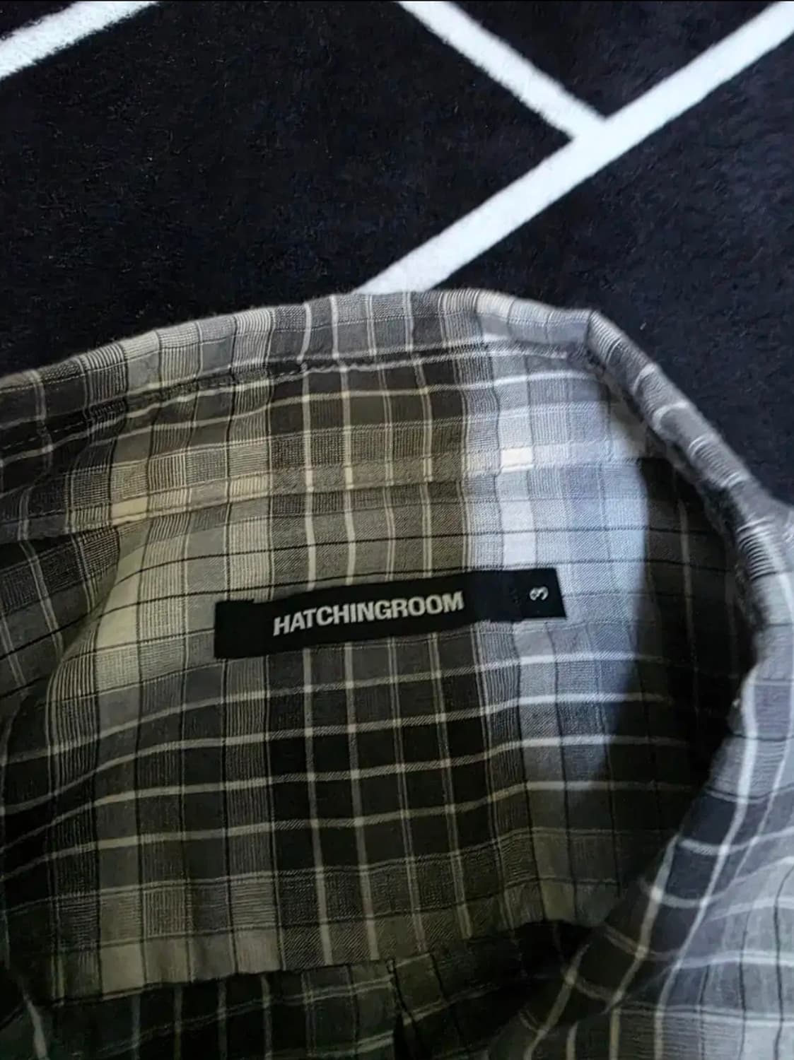 해칭룸 클래식 멀티 체크셔츠 그레이 3 상품이미지4