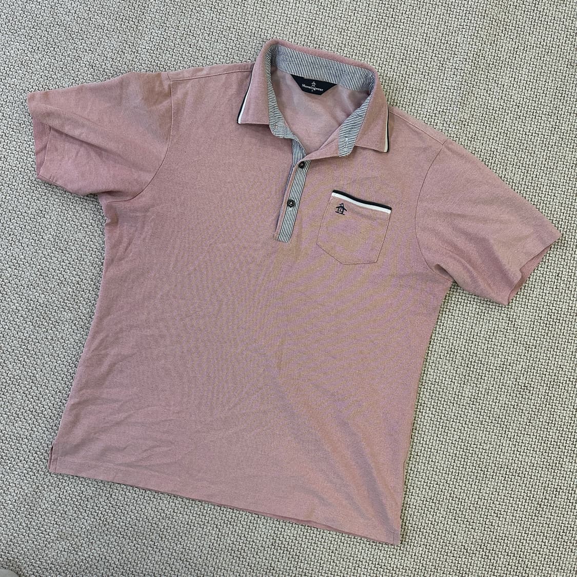 L 먼싱웨어 남성용 반팔 카라티 0420D 상품이미지1