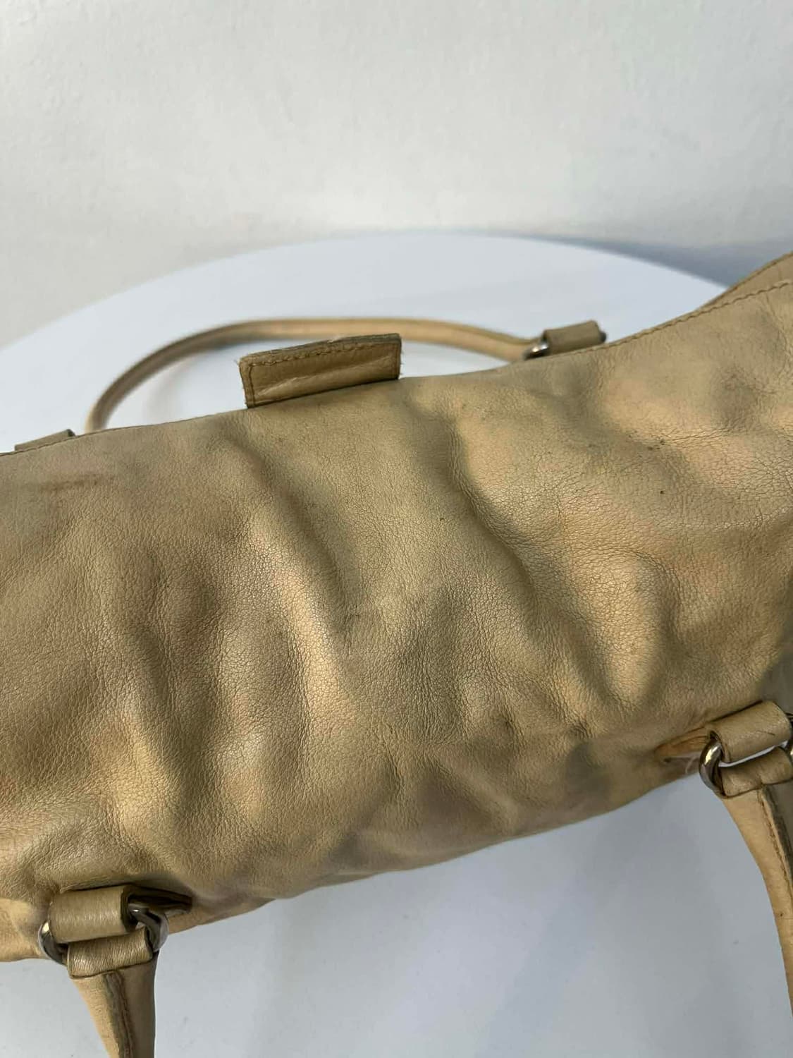 프라다 빈티지 카프스킨 핸들 숄더백 토트백 상품이미지7