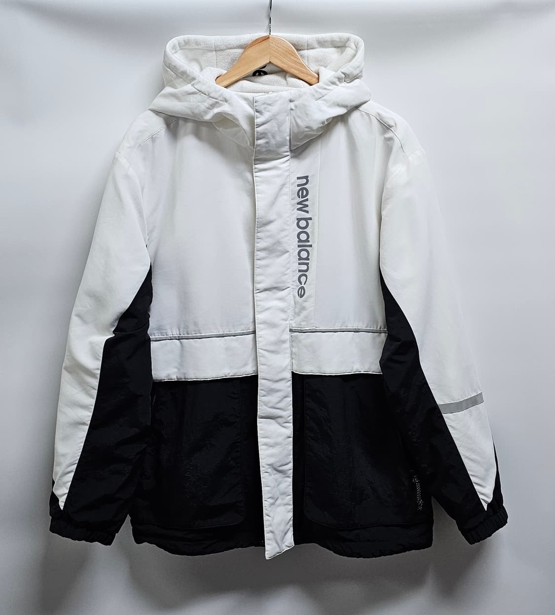 뉴발란스 양면 플리스 후드점퍼 L 상품이미지1