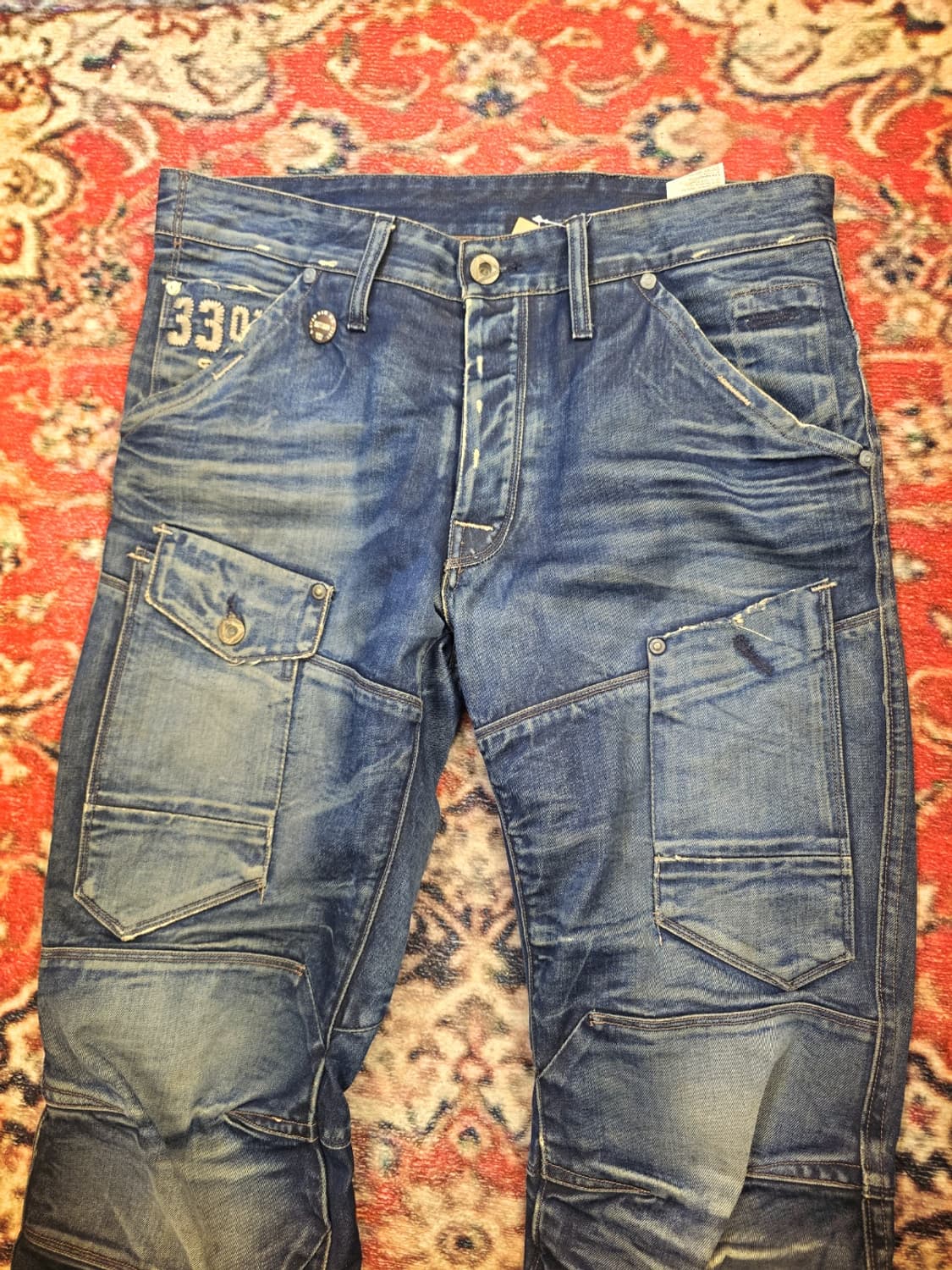 지스타로우(G-Star RAW) 3D 바이커 데님팬츠 상품이미지1