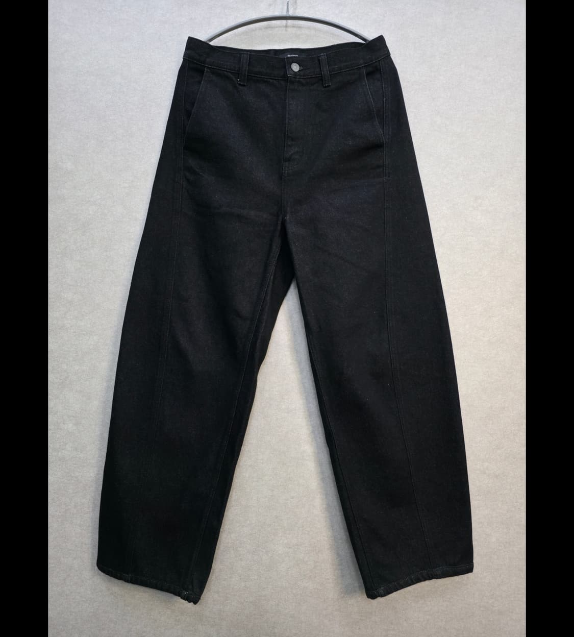 무신사 세미 와이드 벌룬 블랙 팬츠 MUSINSA STANDARD 상품이미지1