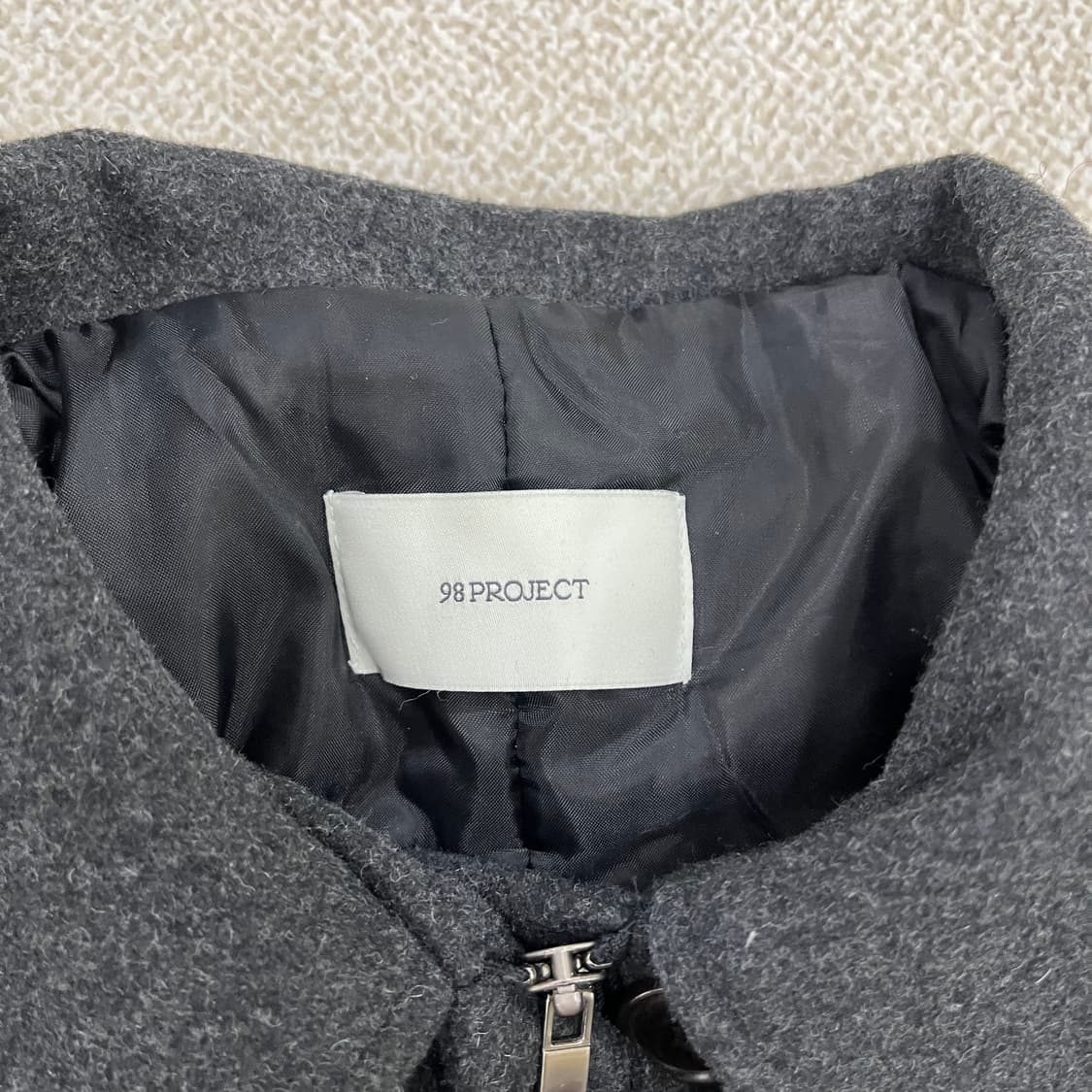 실측확인 98프로젝트 블루종 자켓  0126M 상품이미지2