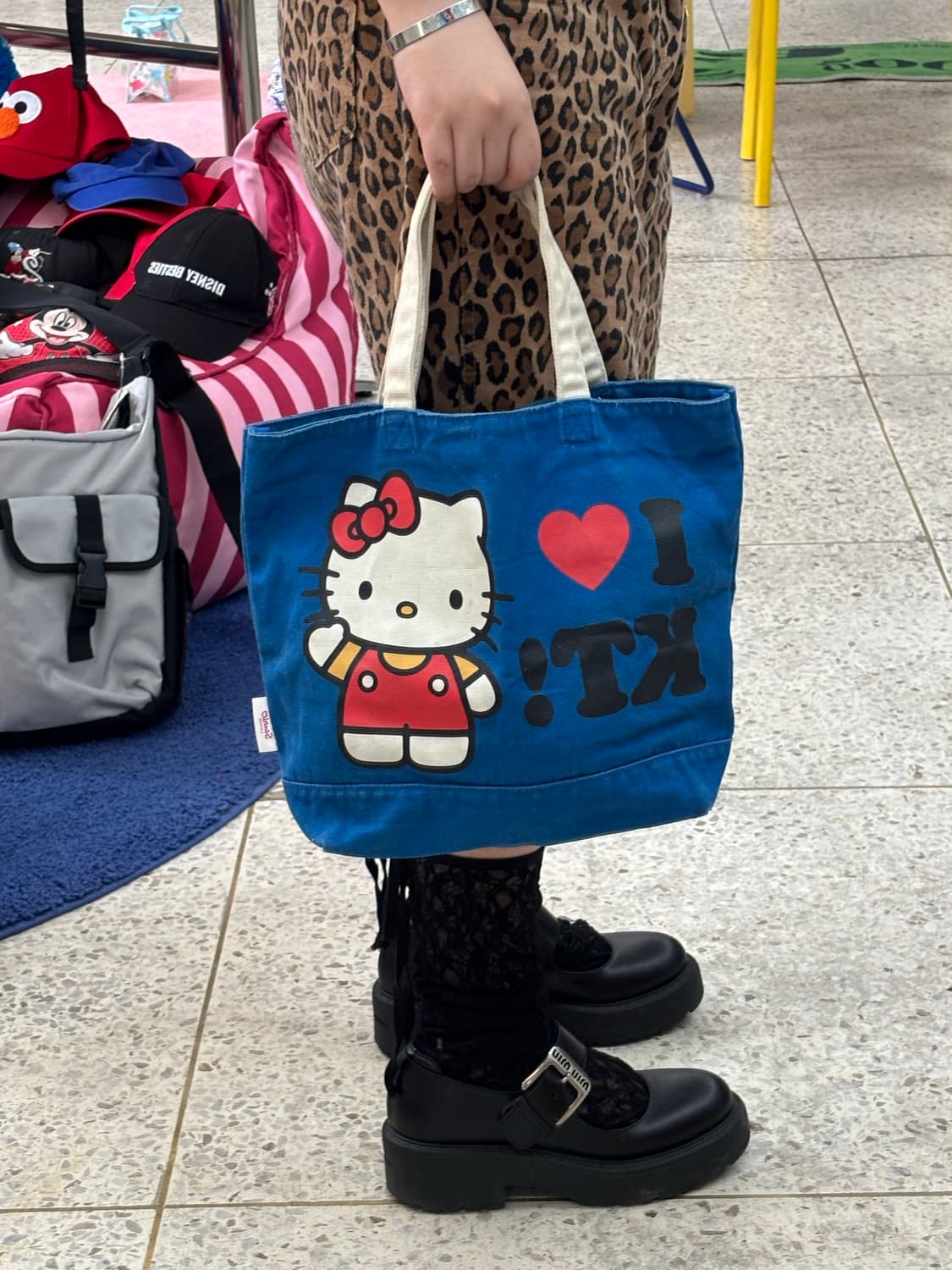 Vintage I love KT Tote Bag 상품이미지6