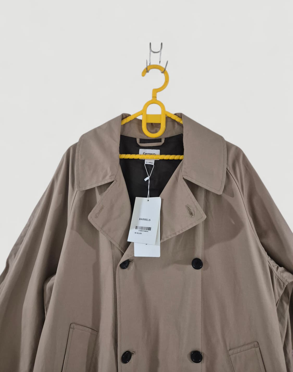 새상품[XL]커버낫 롱 트렌치코트 Men 상품이미지1