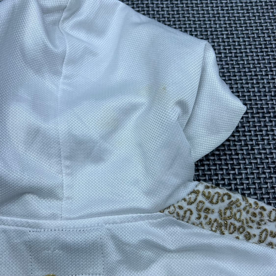 빈티지 갸루 레오파드 스컬 반팔후드져지 상품이미지7