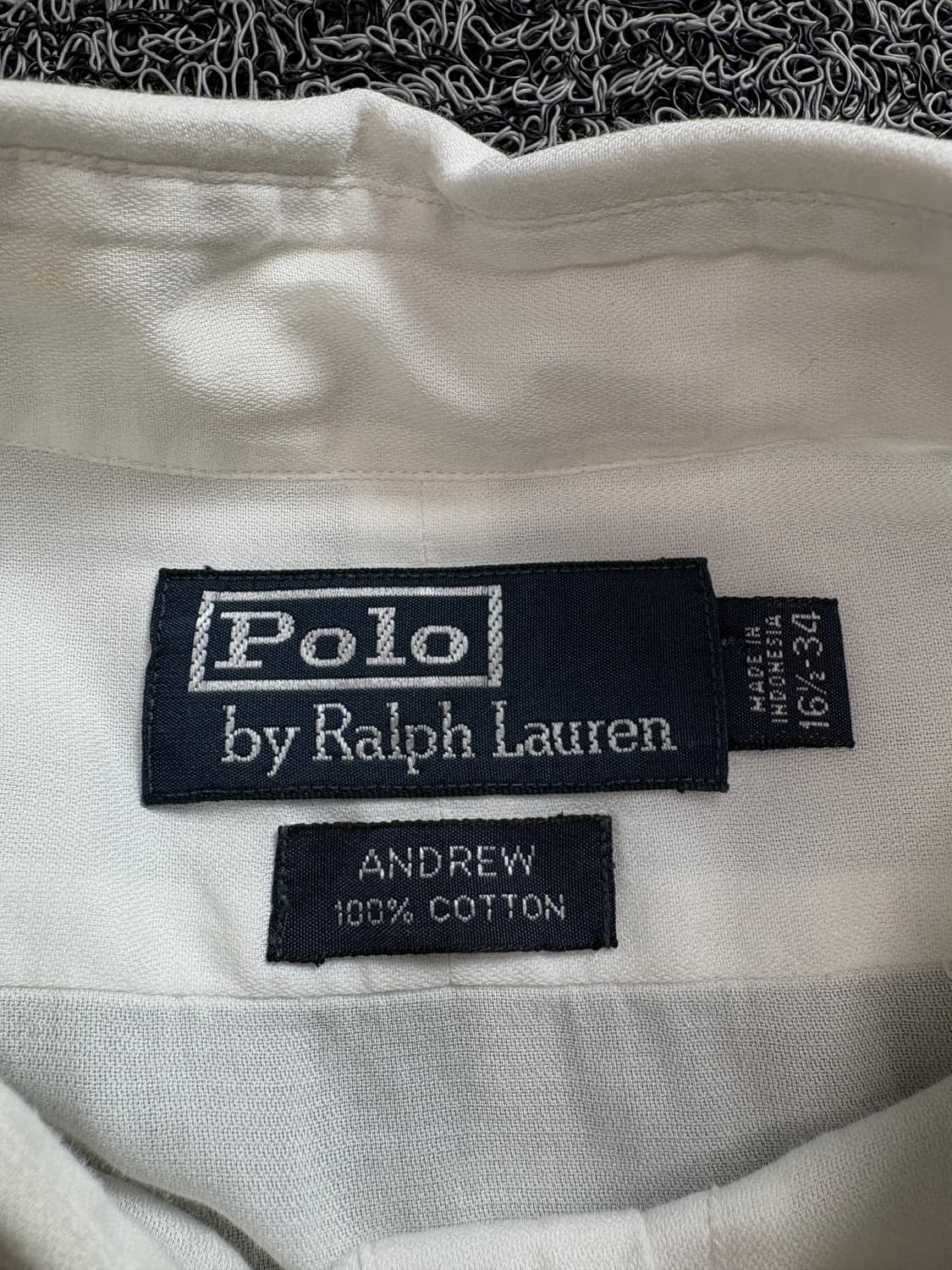 폴로 랄프로렌 포니로고 미니멀 화이트 셔츠 2588 상품이미지2