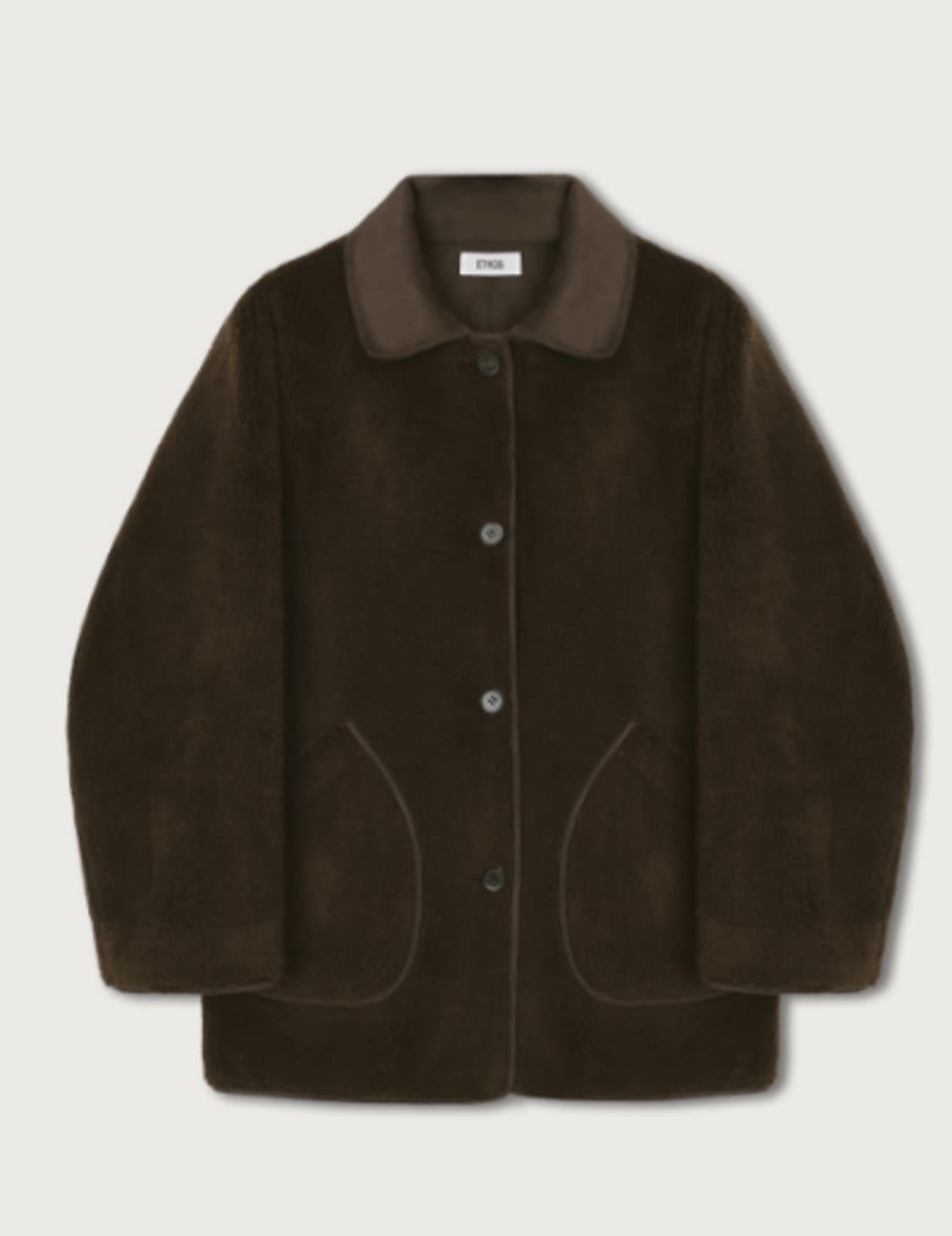 에토스 시어링 포켓자켓 브라운->베이지 교환하실 파토스 찾습니다 상품이미지1