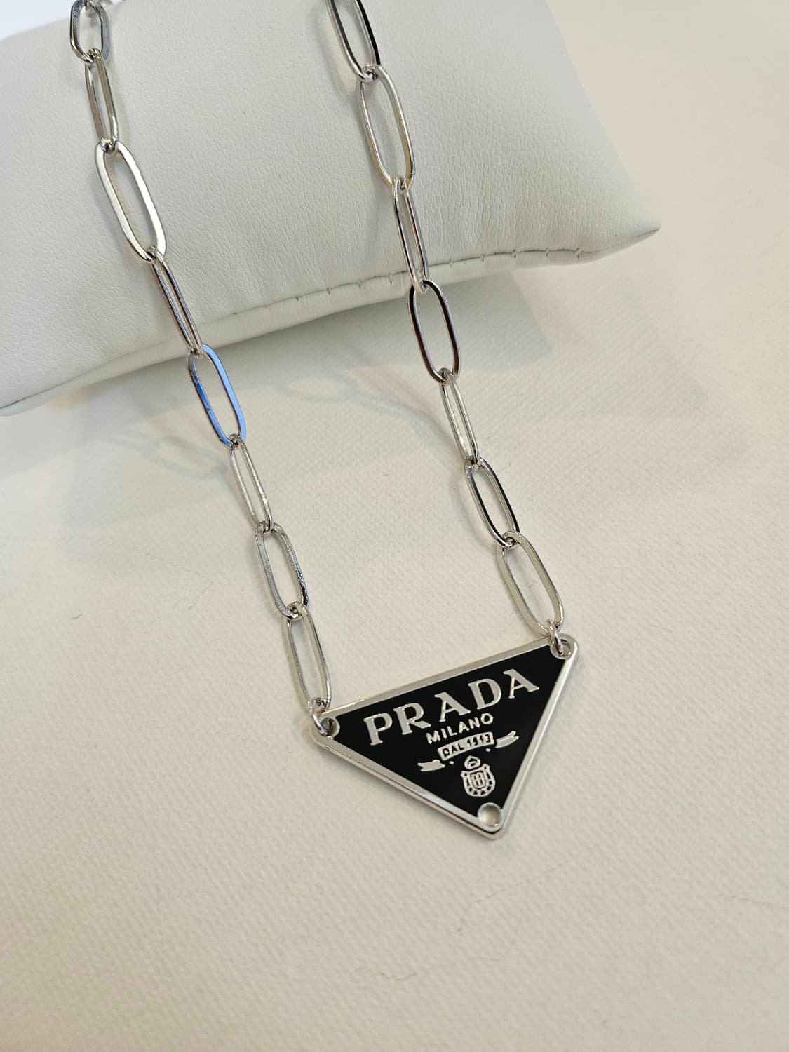 프라다 업사이클링 클립체인 목걸이 상품이미지3